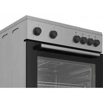 Beko FBM6701X Κουζίνα 66lt με Κεραμικές Εστίες Π60εκ.